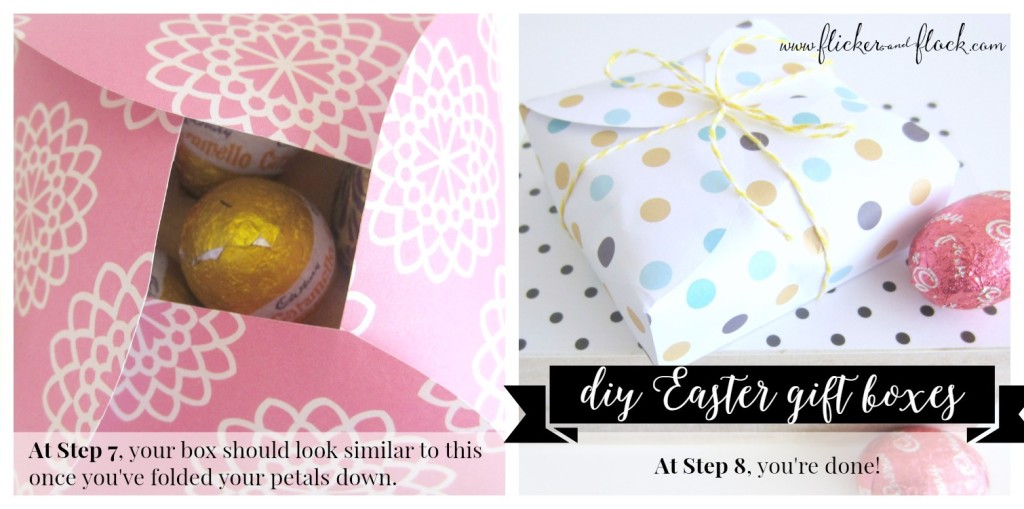 Beautifully simple DIY Easter gift boxes