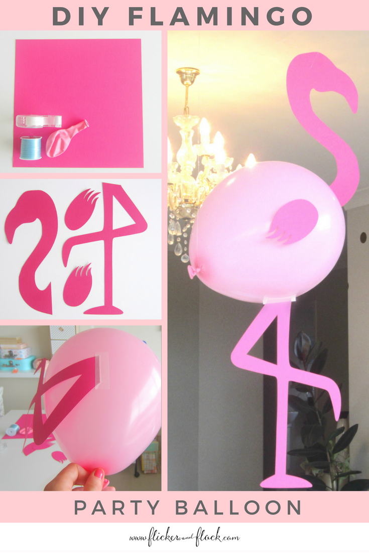 Time to Flamingle with this DIY Flamingo Party Balloon - free printable template ready to download.