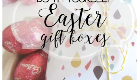 Really easy + cute DIY petal boxes - ideal for Easter goodies!