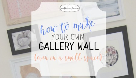 An easy way of creating a gallery wall in your home
