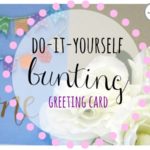 DIY bunting greeting card