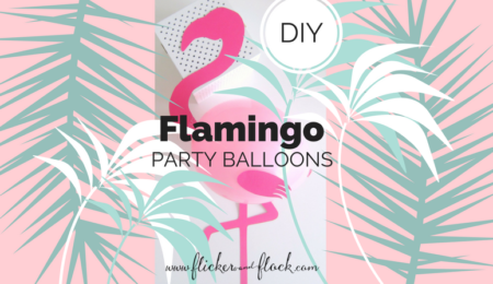DIY Flamingo Party Balloons